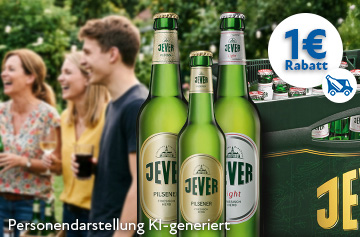 Jever Rabattaktion 1 Euro - KW 34 und 35 in 2026